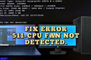 ¿Cómo solucionar el problema cuando el ventilador de la CPU 511 no se detecta?