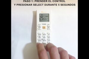 Cómo Programar Tu Mando Universal Aire Acondicionado Mitsubishi Electric